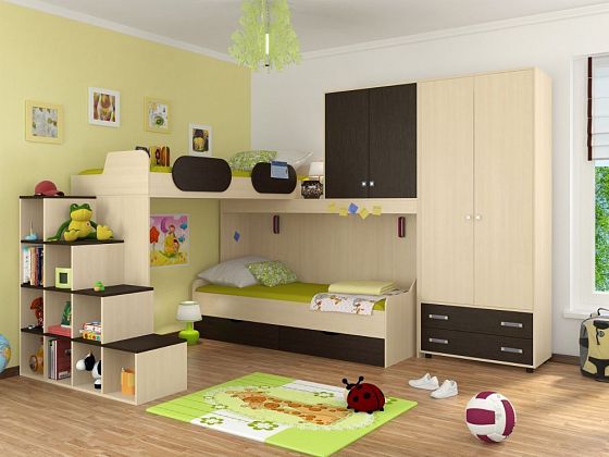 Модульная мебель для детской "Дельта" - Модульная детская \Дельта\, вариант 4