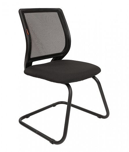 Кресло "Chairman 699V" - Сетчатый акрил TW-01 черный/Ткань TW-11 черный