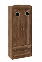 Шкаф комбинированный для одежды с двумя иллюминаторами "Навигатор" СМ-250.07.22