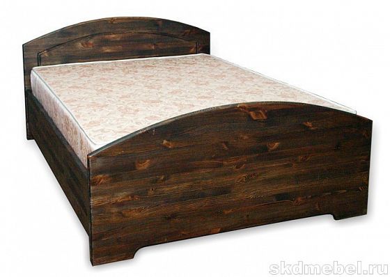 Кровать "Лидия" 1400 мм - Кровать "Лидия" 1400 мм, Цвет: Сосна с эффектом старения