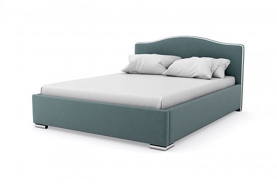 Кровать "Олимп" 1400 с ламелями - Кровать "Олимп" 1400 с ламелями, Цвет: Серый 107