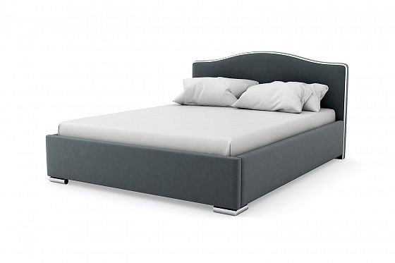 Кровать "Олимп" 1200 с ламелями - Кровать "Олимп" 1200 с ламелями, Цвет: Серый 017