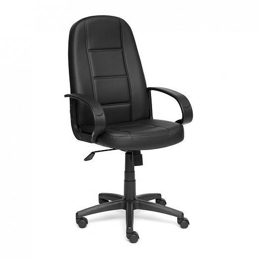 Кресло для офиса "СН747" (кожзам) - Черный (36-6)