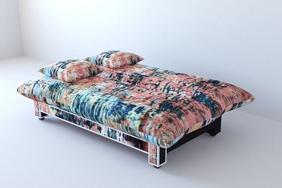 Диван-кровать "Поло Стайл Баски" - В разложенном виде, цвет: Неро Баски 1003