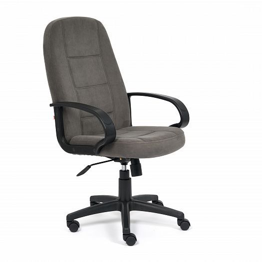 Кресло для офиса "СН747" (флок) - Серый (29)