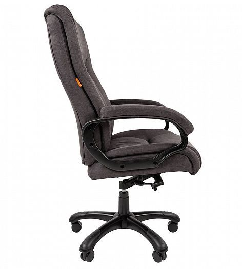 Кресло руководителя "Chairman 410" -  Вид сбоку, цвет: Ткань SX серая (акриловая)