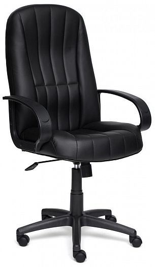 Кресло для офиса "СН833" (кожзам) - Черный (36-6)