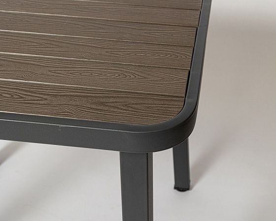 Комплект садовой мебели "PC 630/PT 846-1" - Столешница, цвет: Темно-коричневый