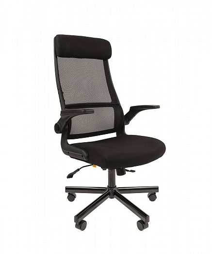 Кресло "Chairman 575" - Цвет: Сетка TW-01(черный)/Ткань TW 11