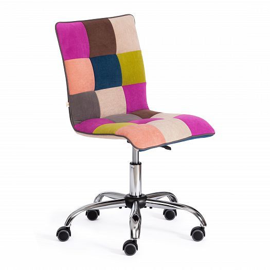 Детское кресло "ZERO" (ткань/флок) - Цветной (Спектр)