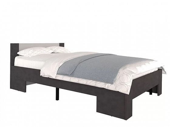 Кровать "KRISTOFF" (Кристоф) LOZ120*200 - Матера/Серый