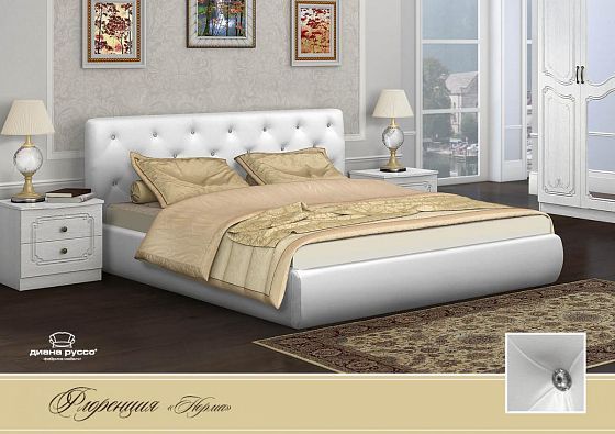 Интерьерная кровать "Флоренция" со стразами или пуговицами 1800 мм - Интерьерная кровать "Флоренция"