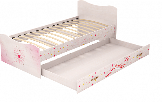 Кровать с ящиком "Принцесса" №4 - Выкатной ящик