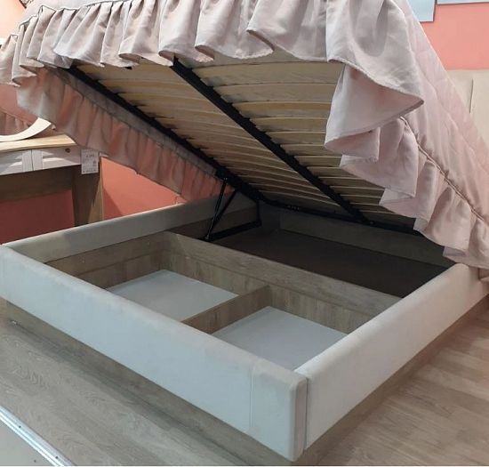 Кровать "Богуслава" М9 1600*2000 мм с подъемным механизмом - Короб под кроватью