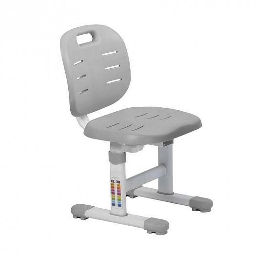 Комплект парта "Freesia" и стул "Crocus" - Стул, цвет: Серый