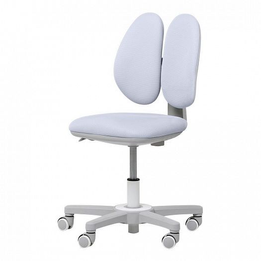 Комплект парта "Fiore ll" и кресло "Mente" - Кресло, цвет: Серый/Серый (ткань)