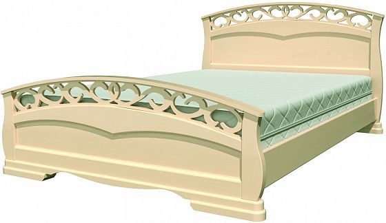 Кровать "Грация-1" 1200 мм (ламели) - Кровать "Грация-1" 1200 мм (ламели), Цвет: Дуб молочный
