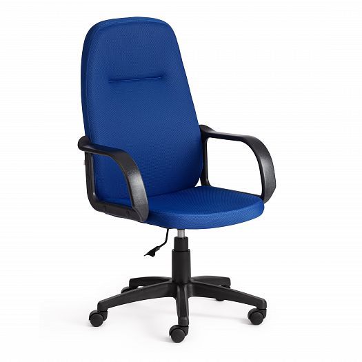 Кресло для офиса "LEADER" (ткань) - Синий (TW-10)