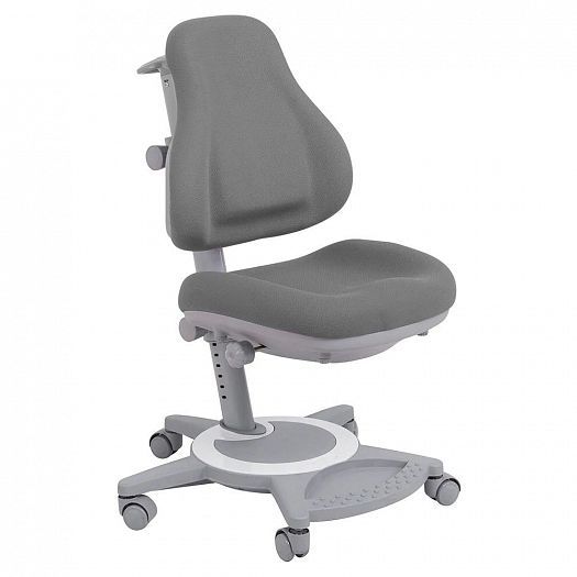 Комплект парта "Pensare" и кресло "Bravo" - Кресло, цвет: Серый/Серый (ткань)