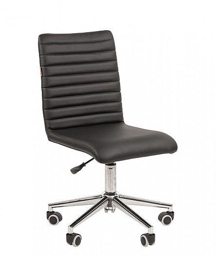 Кресло для офиса "Chairman 020" - Экокожа черная