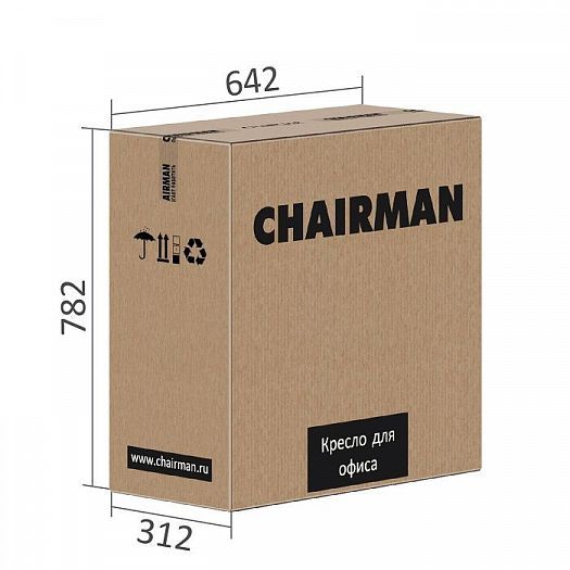 Кресло "Chairman 727" - размеры коробки