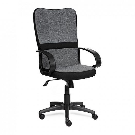 Кресло для офиса "СН757" (ткань) - Серый/Чeрный (207/2603)