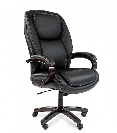 Кресло руководителя "Chairman 408" - Кресло руководителя "Chairman 408", Цвет: Кожа черная