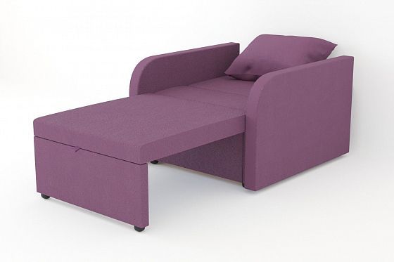 Кресло-кровать "НЕКСТ" с подлокотниками - В разложенном виде, цвет: Neo Plum