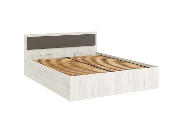 Кровать 1400 мм "Фиеста New" с подъемным механизмом - Основание, цвет: Дуб Крафт Белый/Графит