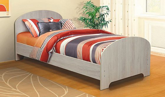 Кровать "Марибель" 800*2000 мм (ладе) - В интерьере, цвет: Дуб Сантана Светлый