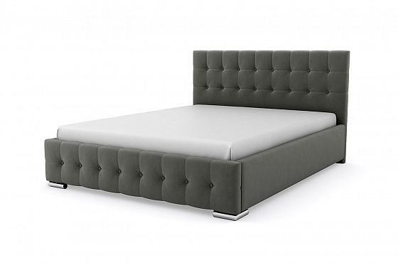 Кровать "Space" 1600 с ламелями - Кровать "Space" 1600 с ламелями, Цвет: Серый 012