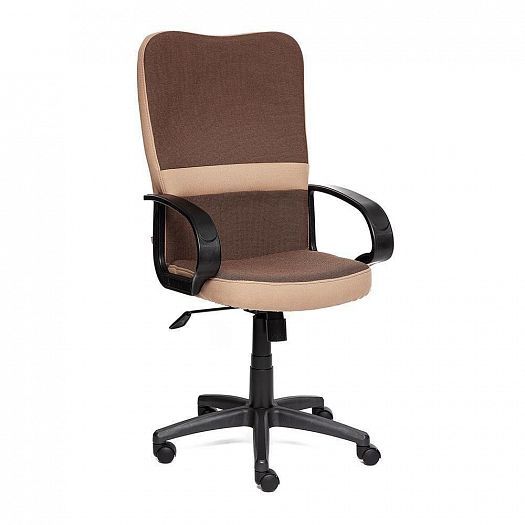Кресло для офиса "СН757" (ткань) - Коричневый/Бежевый (26/13)