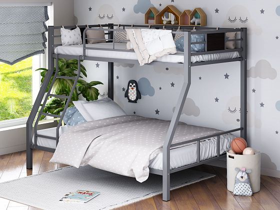 Кровать двухъярусная "Гранада-1" - Цвет: Серый